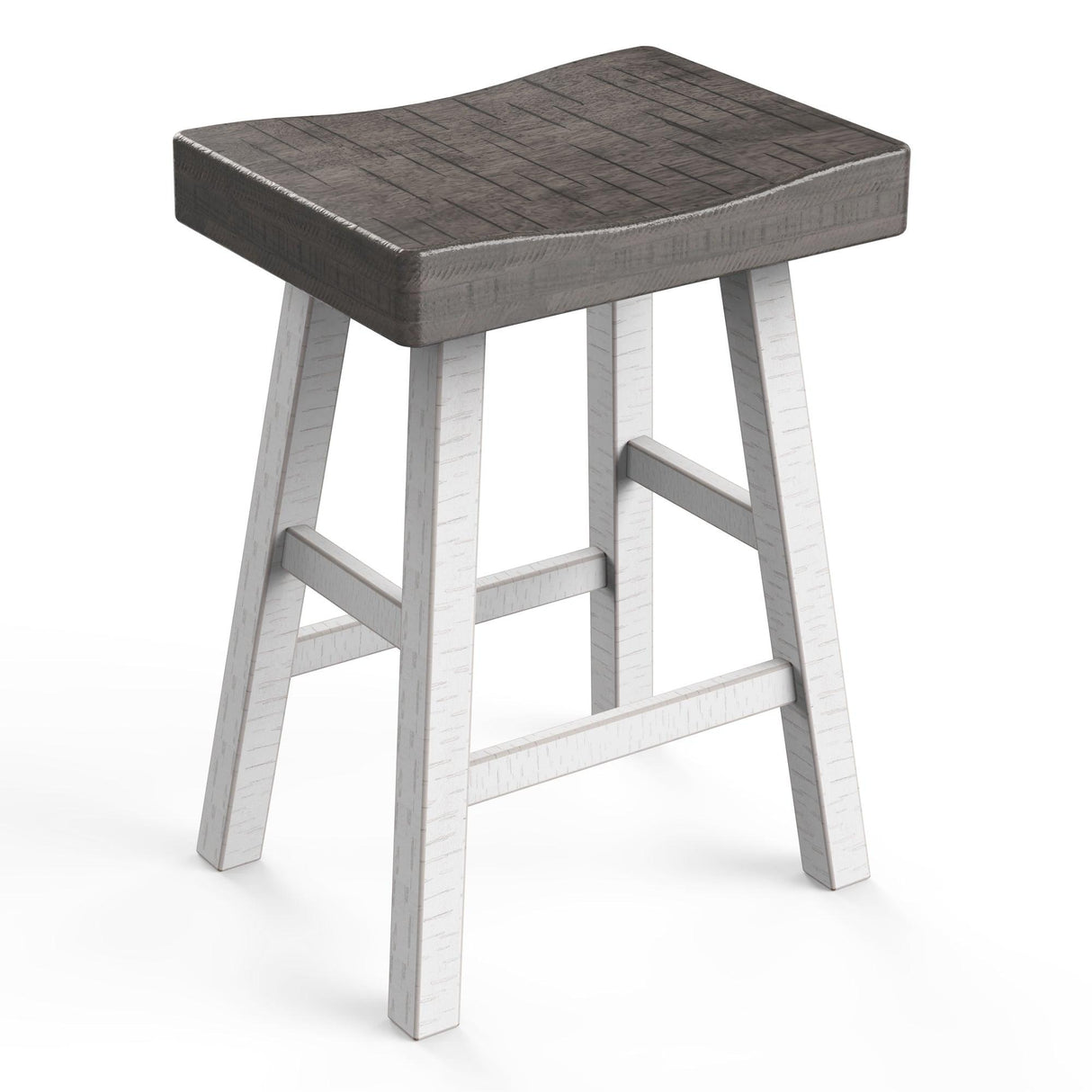 Farmhouse Kitchen With OAK Bar Stools Set of 2