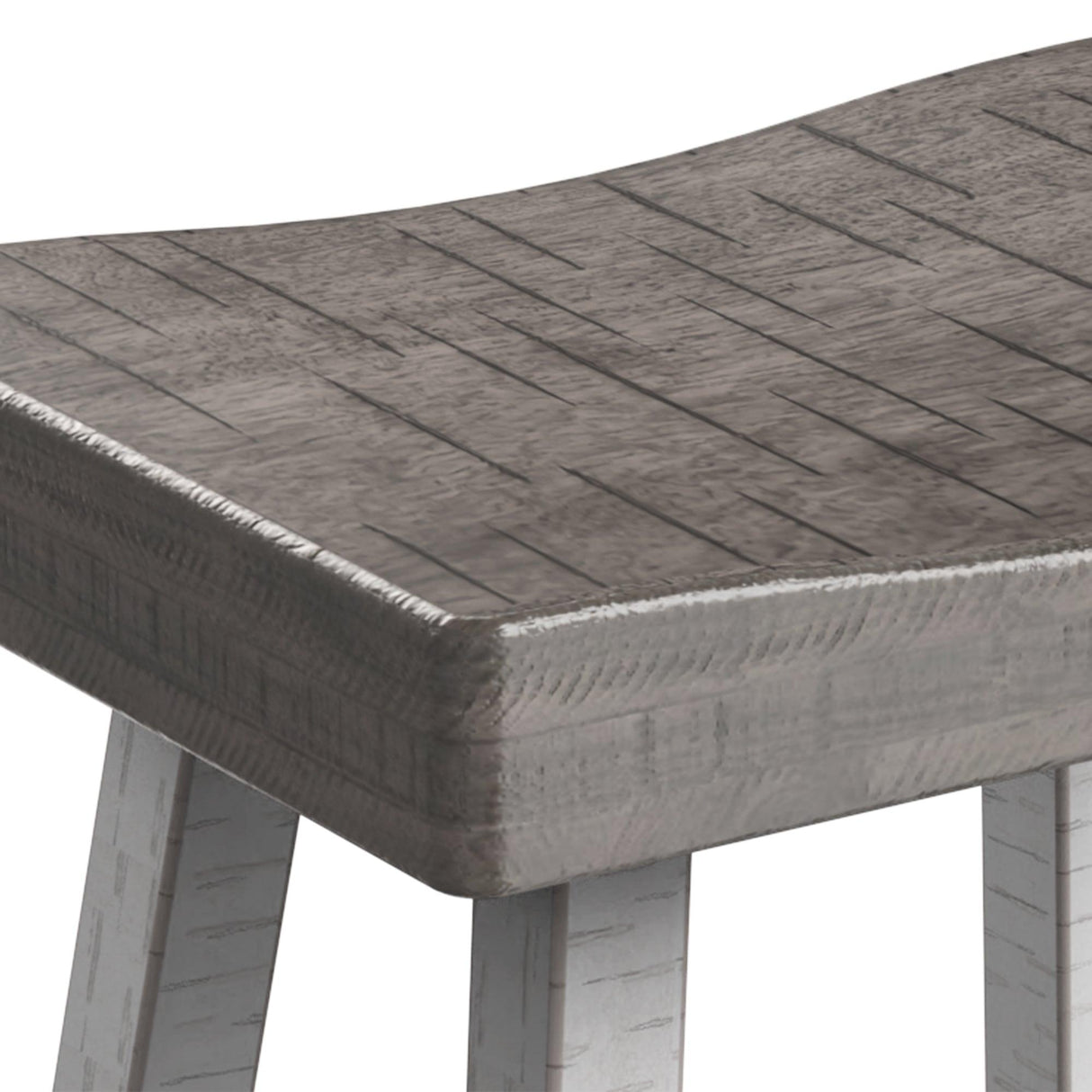 Farmhouse Kitchen With OAK Bar Stools Set of 2