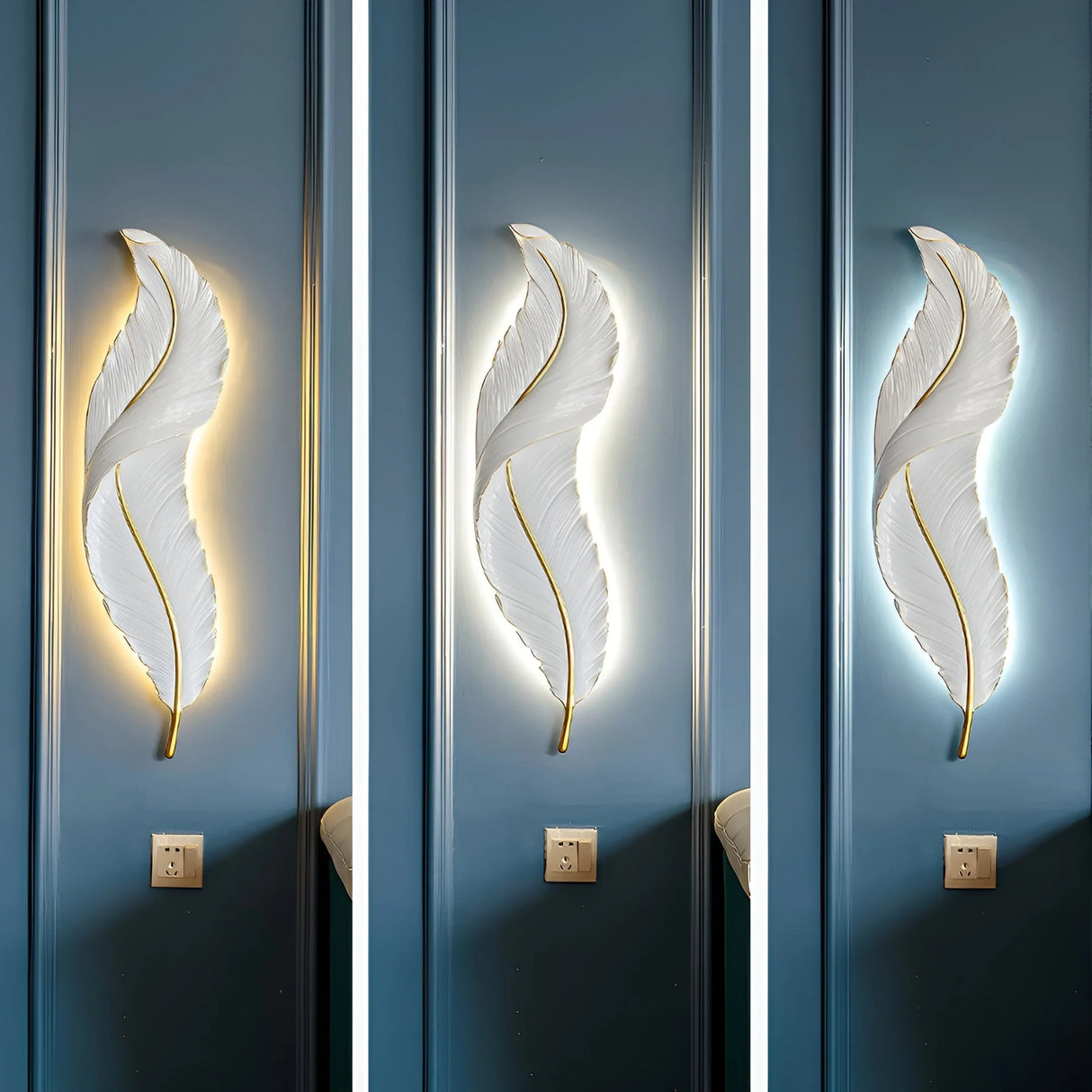 Feather Wall Lamp