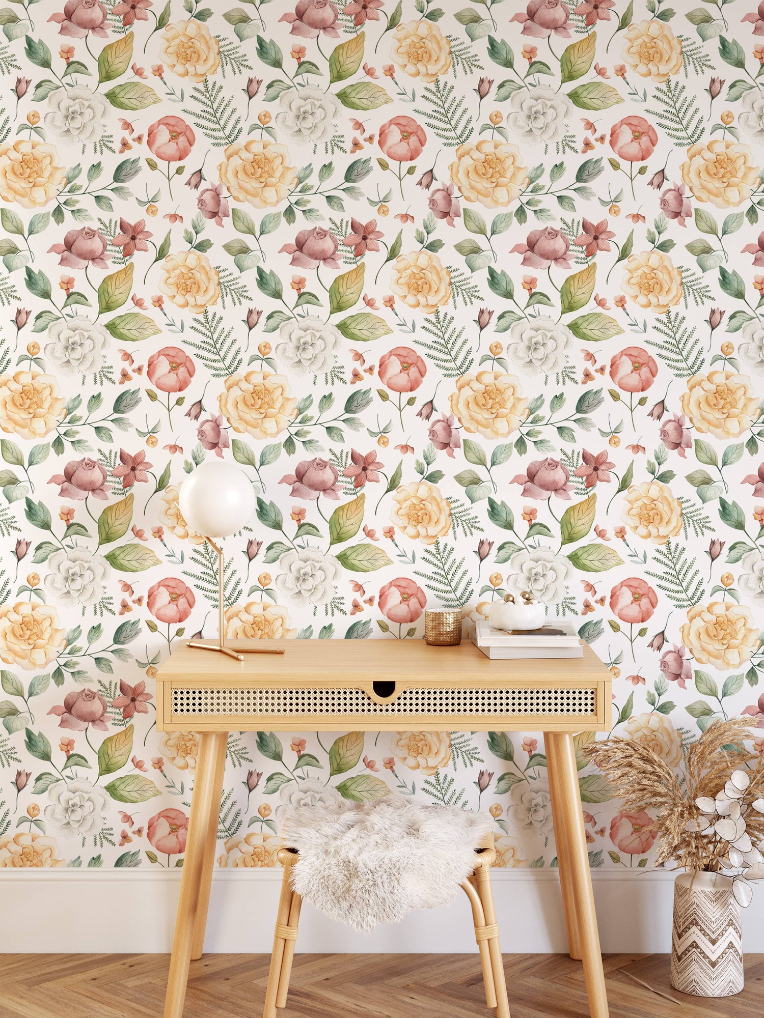 Colorful Floral Wallpaper