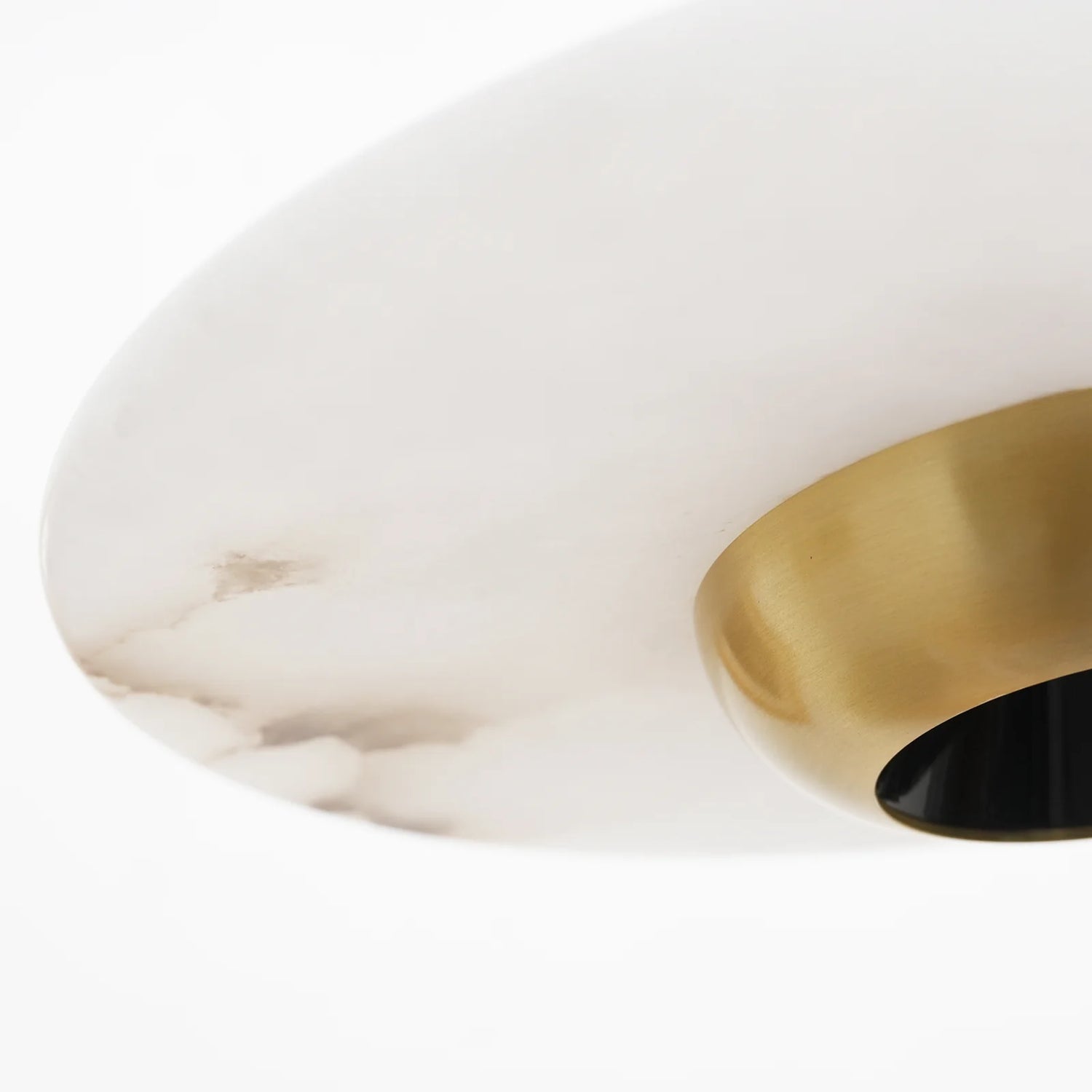 Flying Saucer Alabaster Pendant Lamp