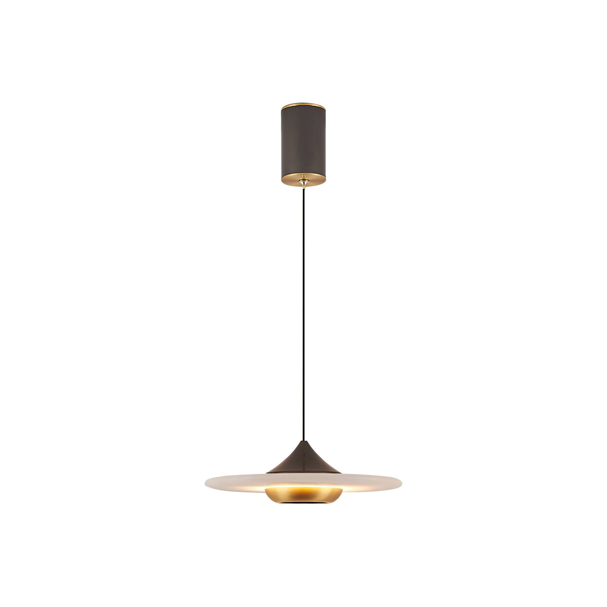 Flying Saucer Alabaster Pendant Lamp