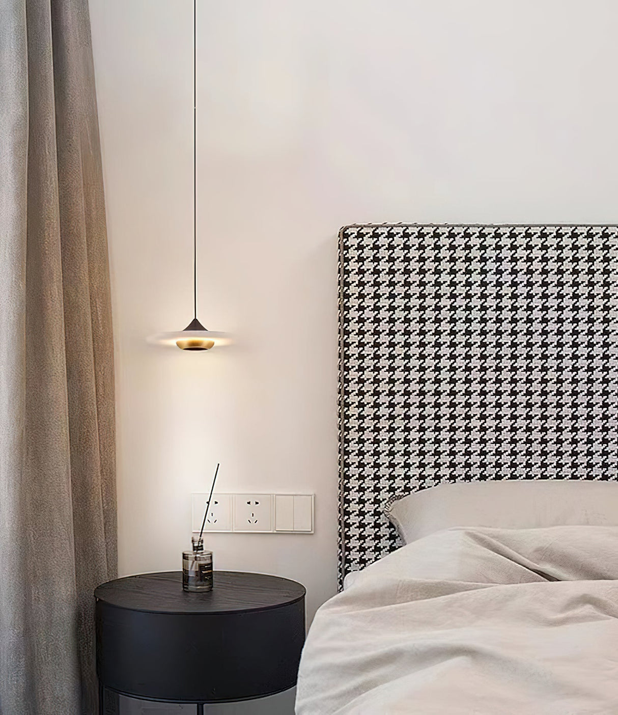 Flying Saucer Alabaster Pendant Lamp