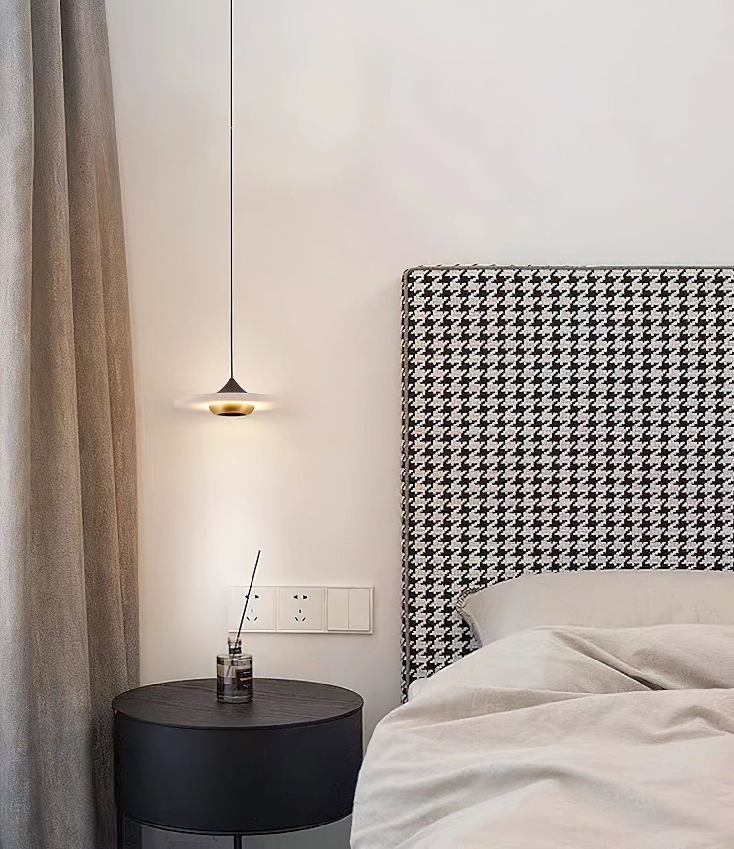 Flying Saucer Alabaster Pendant Lamp