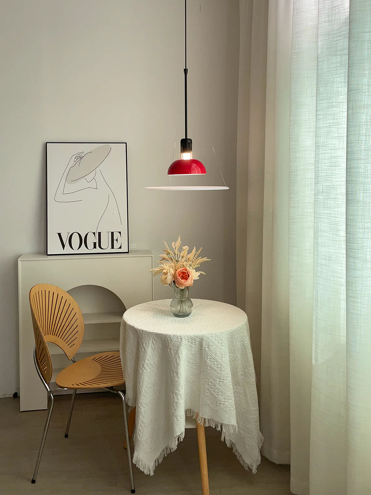 Frisbi Acrylic Disc Pendant Light