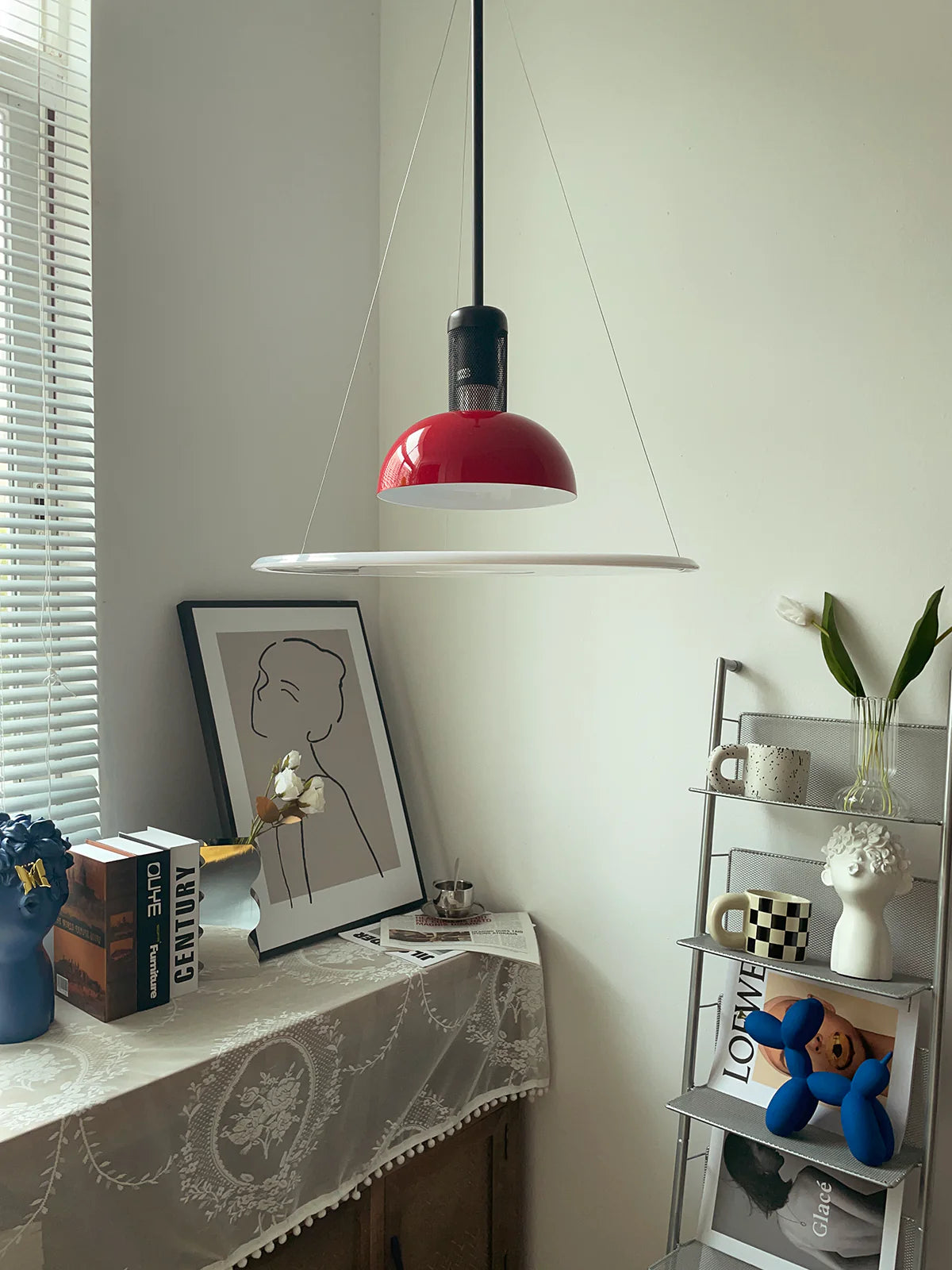 Frisbi Acrylic Disc Pendant Light