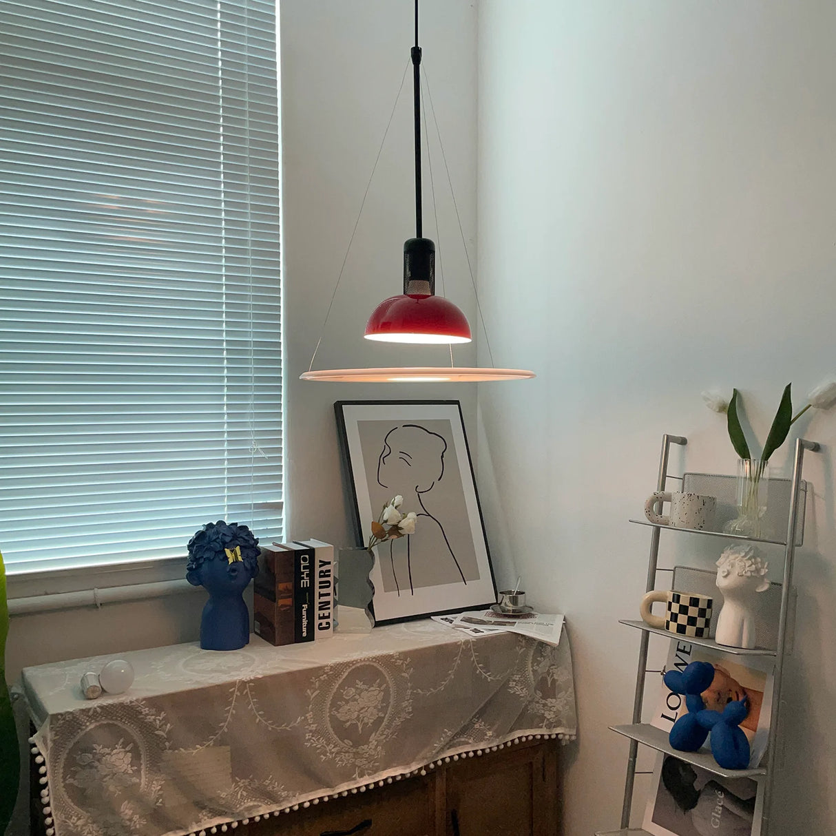 Frisbi Acrylic Disc Pendant Light