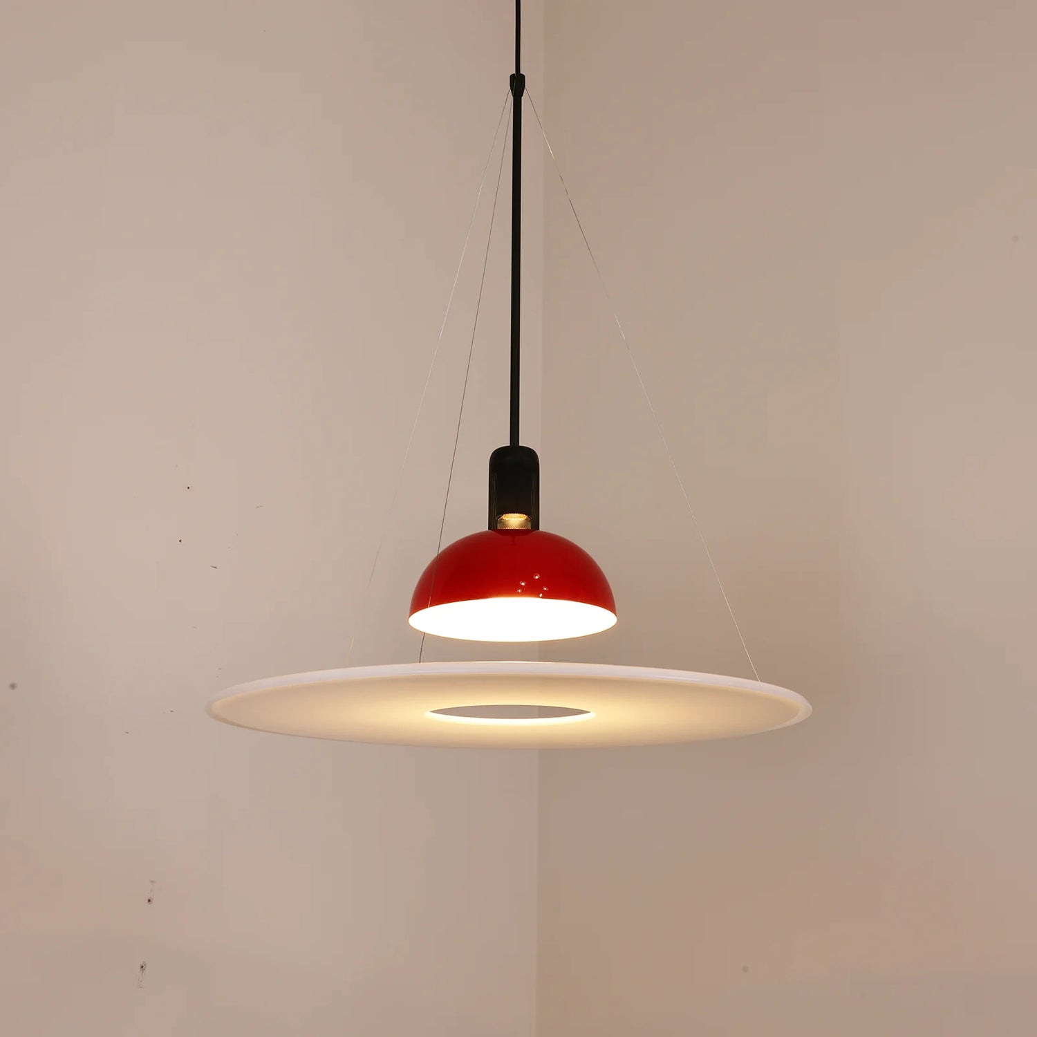Frisbi Acrylic Disc Pendant Light