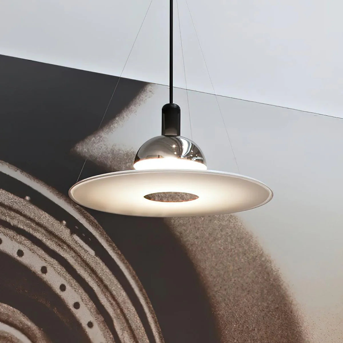 Frisbi Acrylic Disc Pendant Light