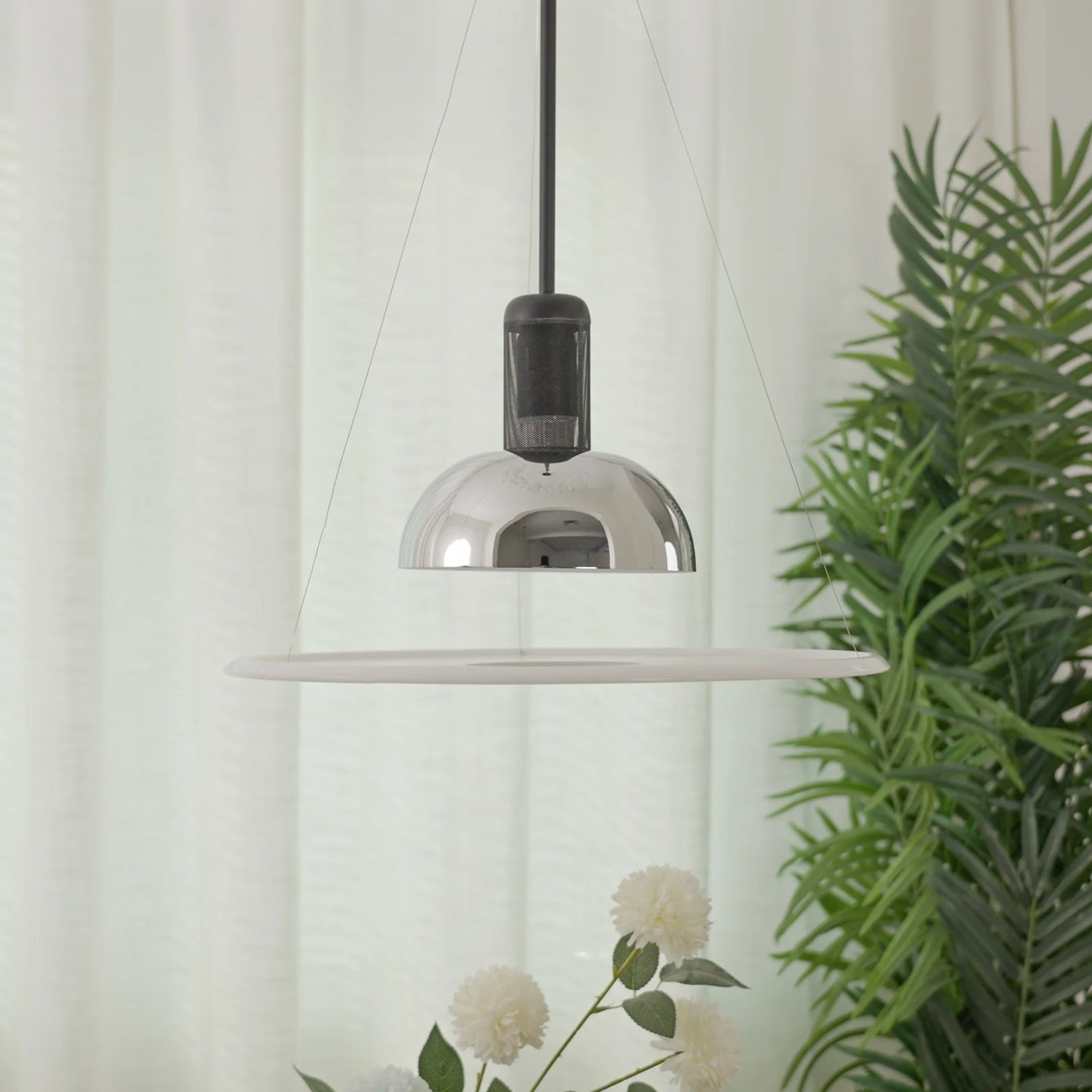 Frisbi Acrylic Disc Pendant Light