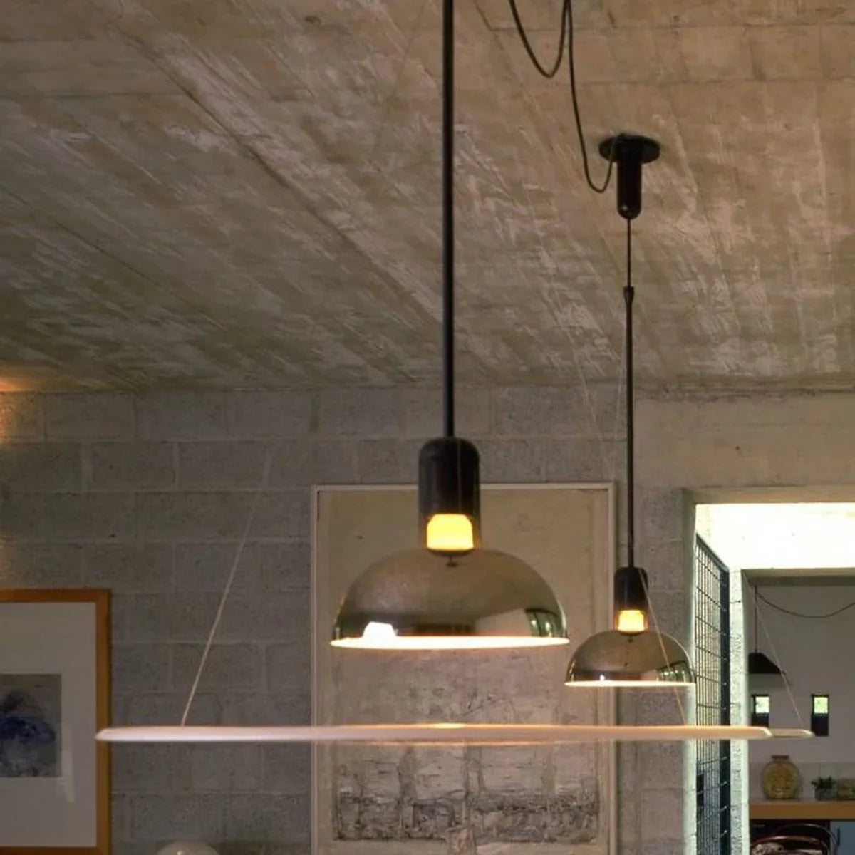 Frisbi Acrylic Disc Pendant Light