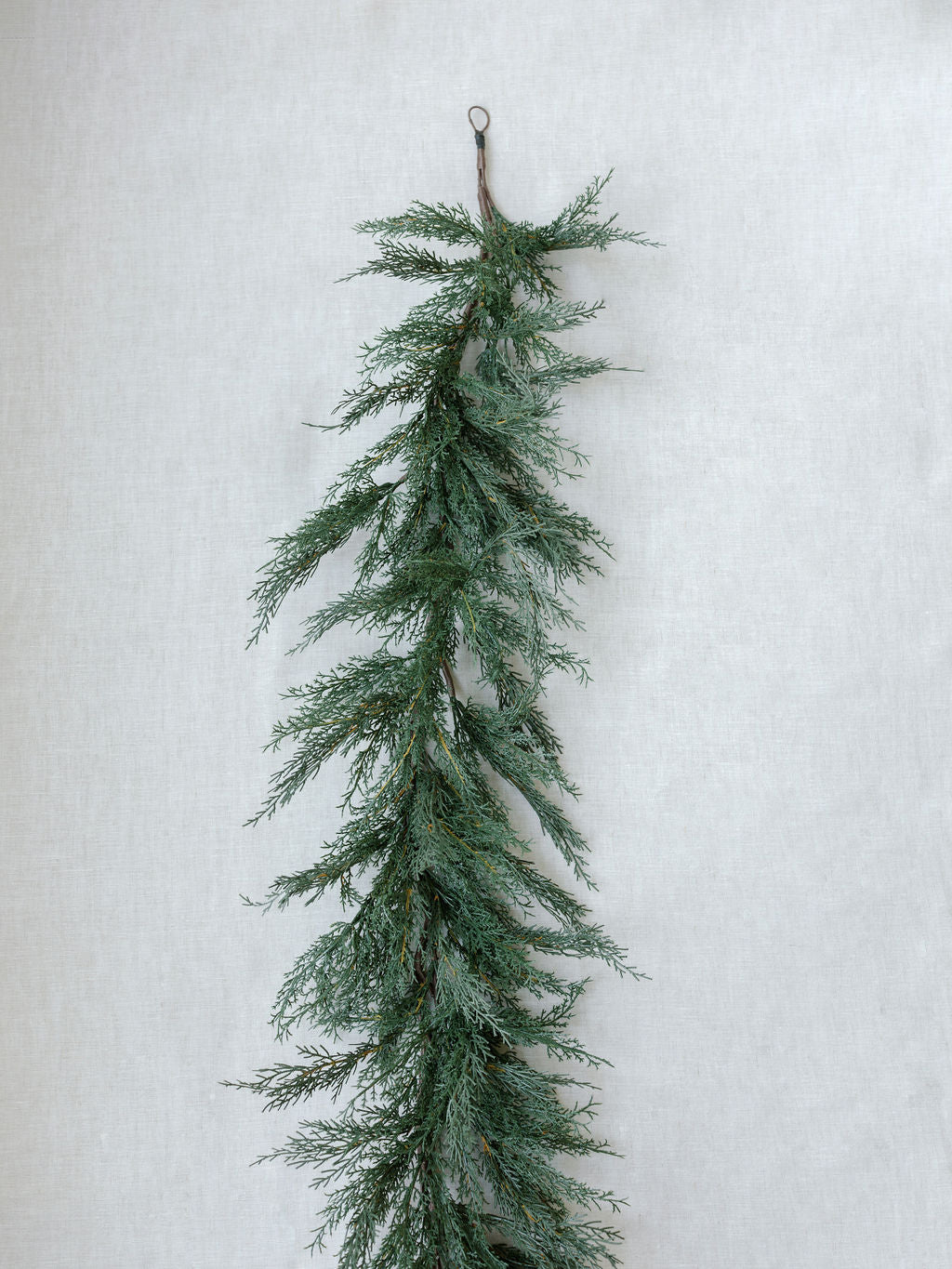9' Faux Cedar Garland Evergreen