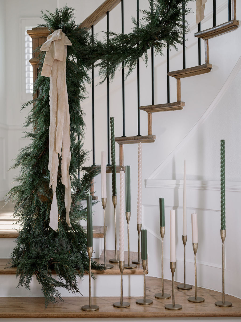 9' Faux Evergreen Cedar Garland