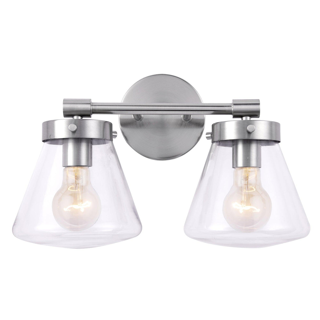 Gleam Modern Farmhouse 2-Light Vanity Light
