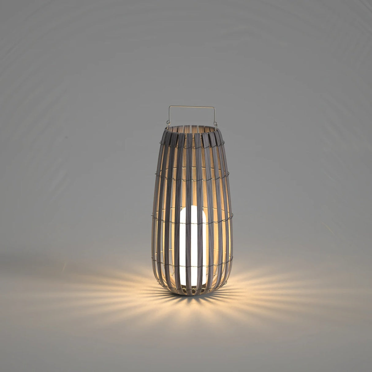 Garden Rattan Floor Lamp