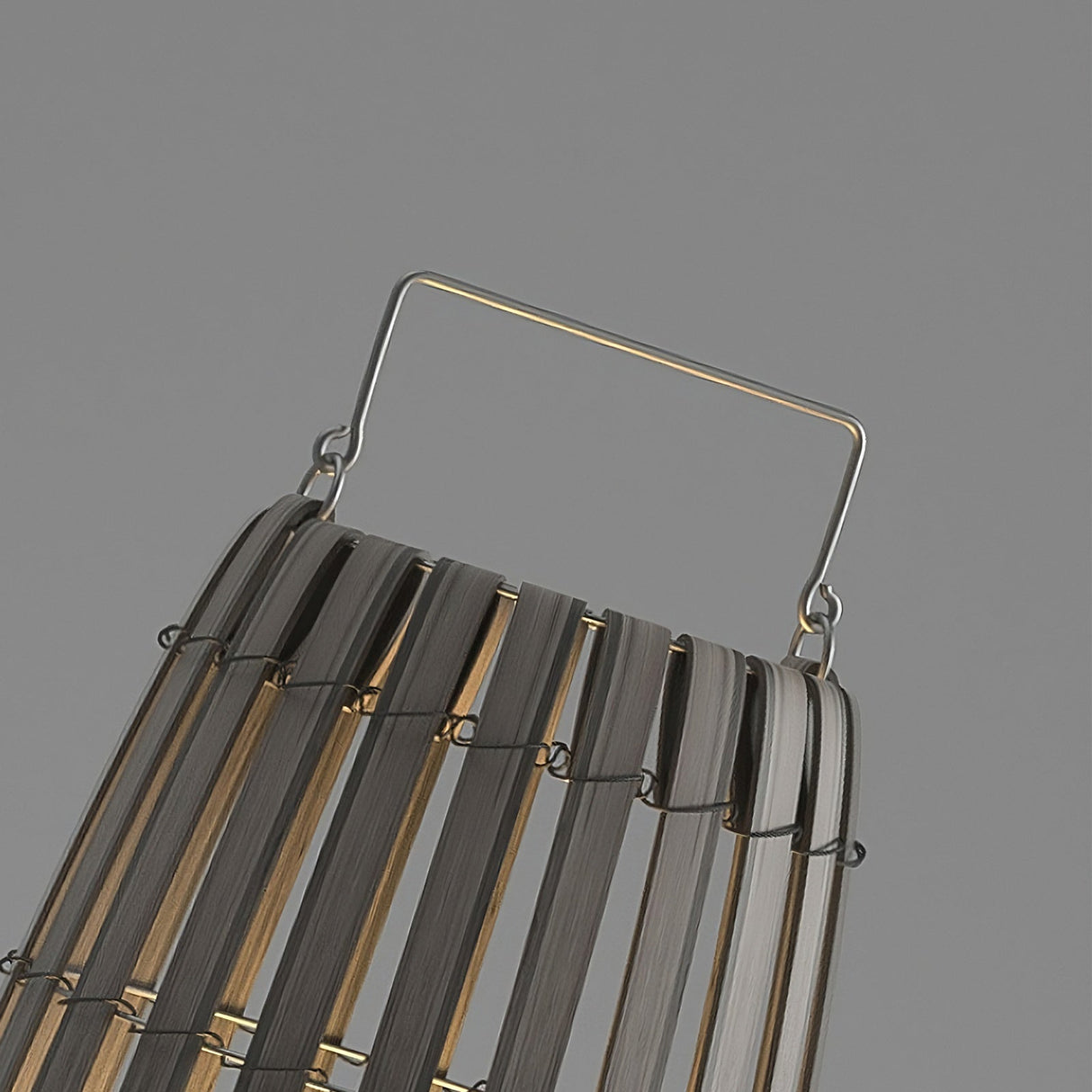 Garden Rattan Floor Lamp