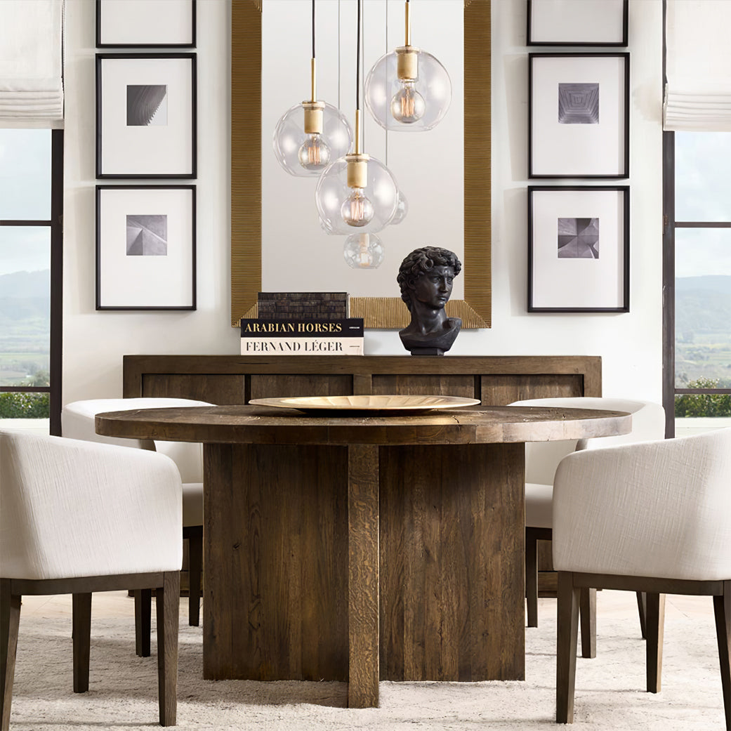 Glass Shaded Pendant Light