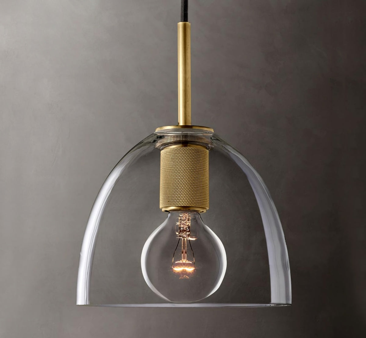 Glass Shaded Pendant Light