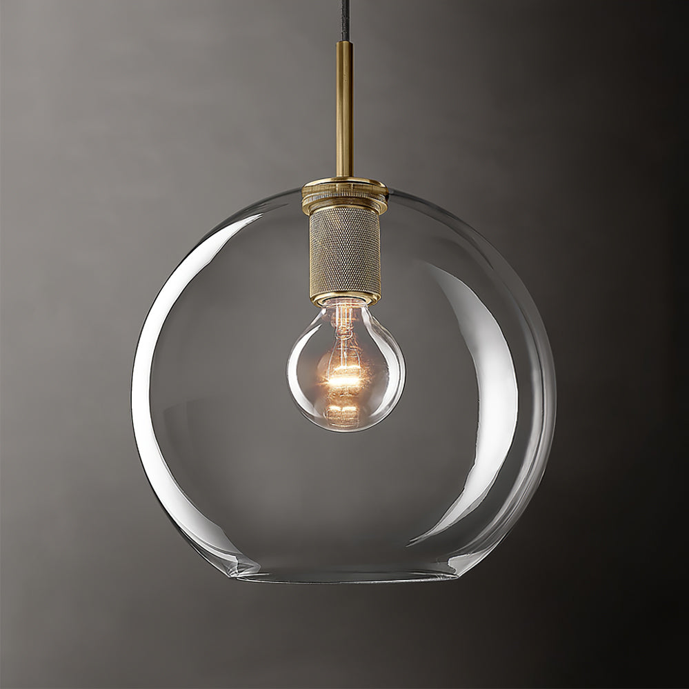 Glass Shaded Pendant Light