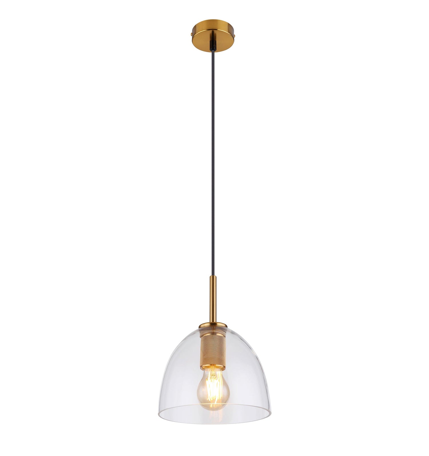 Glass Shaded Pendant Light