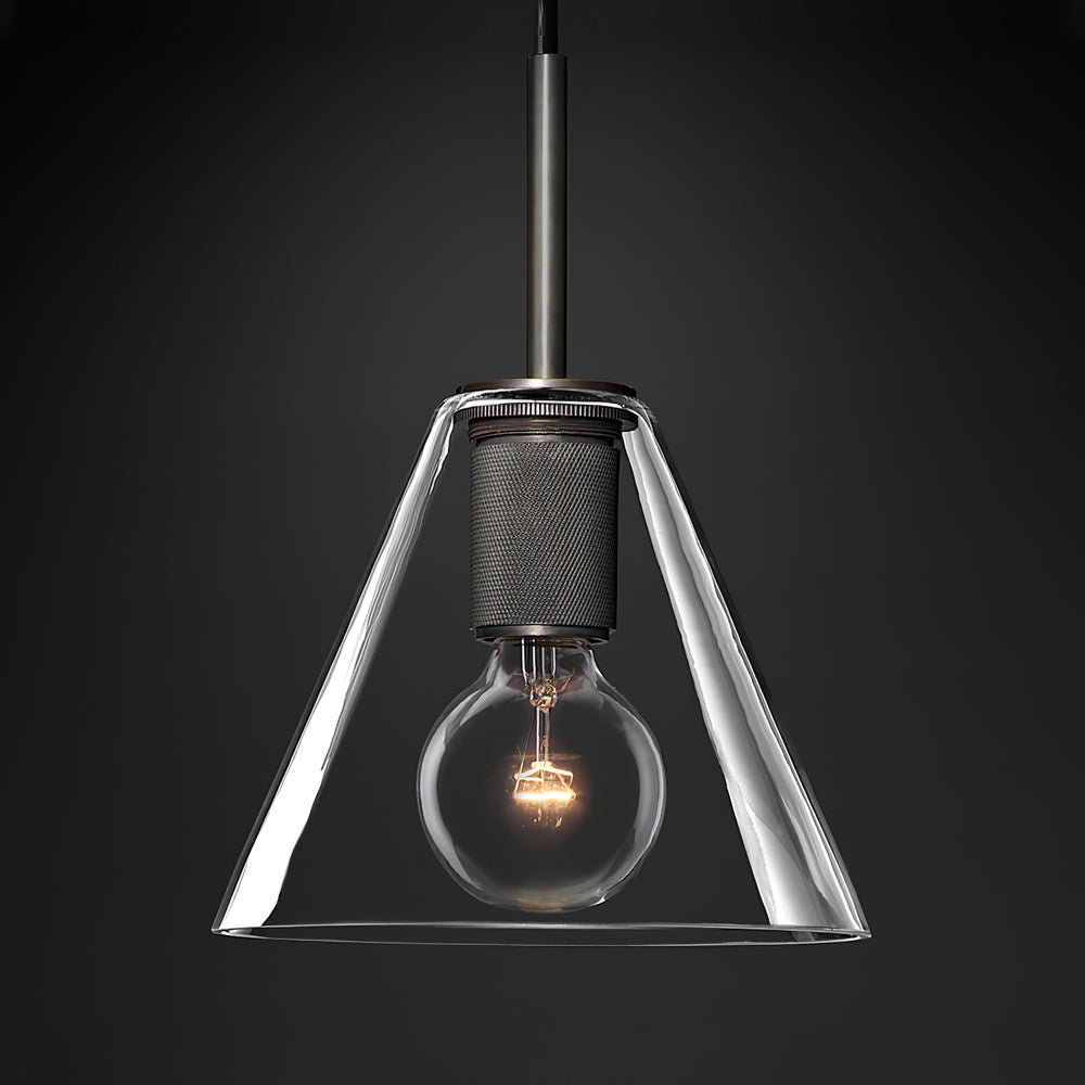 Glass Shaded Pendant Light