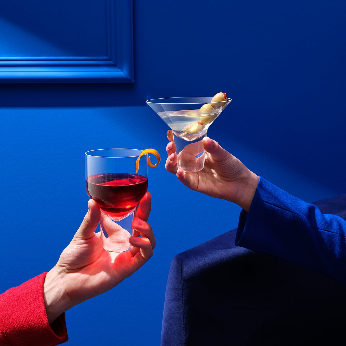 Gravity set of 2 Cocktail Glasses Medium