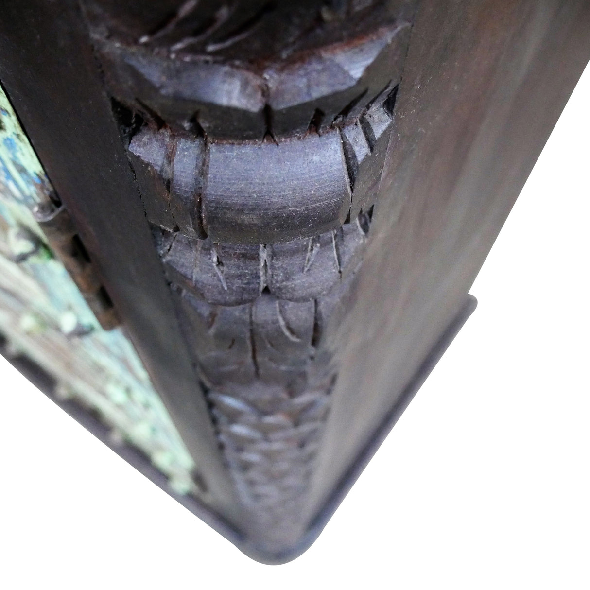 Farmhouse Style Distressed Antique Door Large Nightstand Cabinet