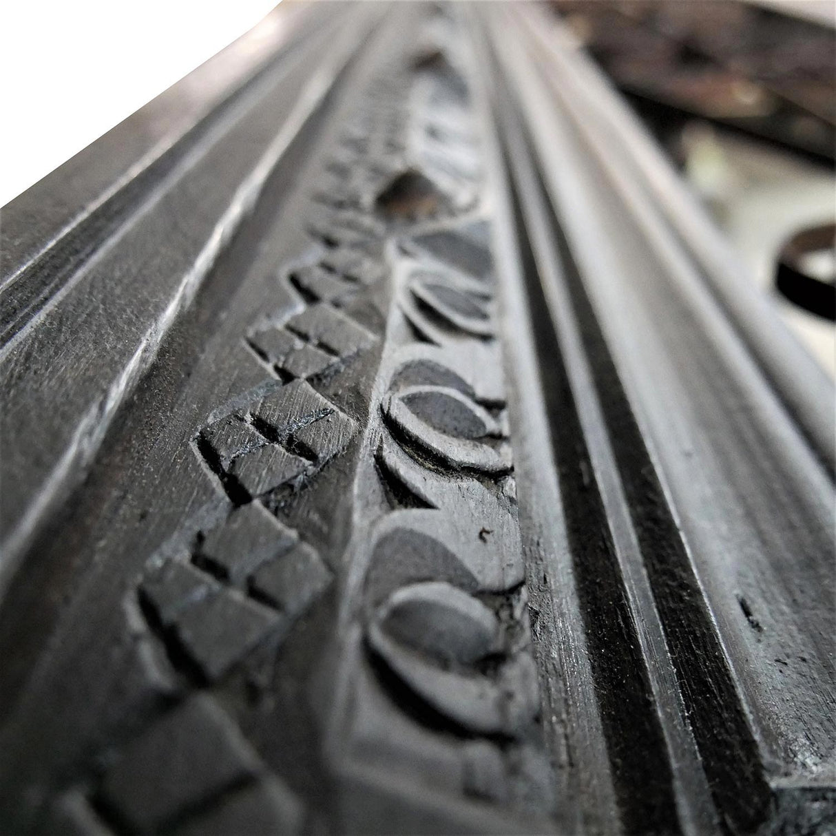 Eclectic Metal Grill & Solid Wood 66 in. Long Console Sofa Table