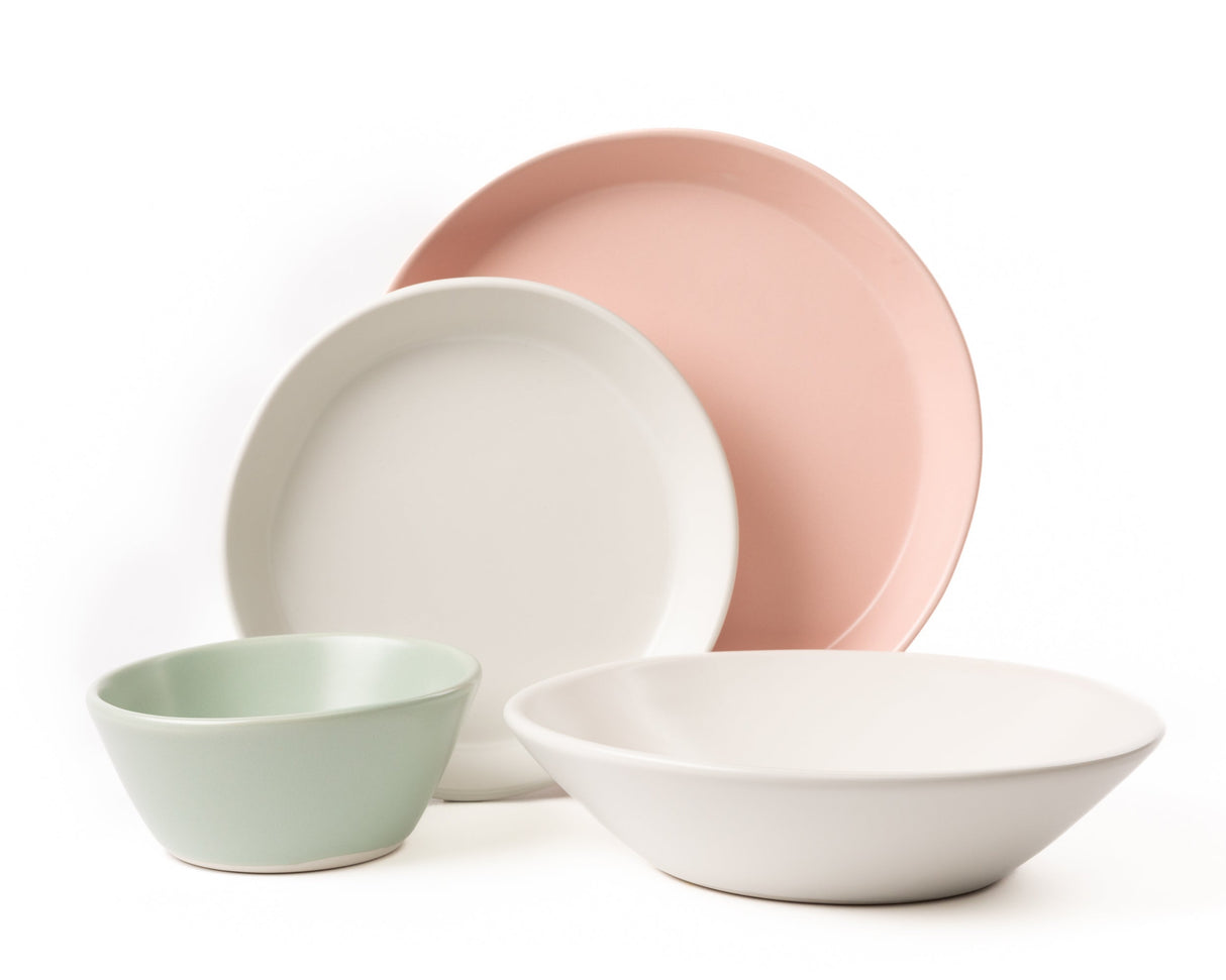 4 Piece Skali Coupe Dinner Setting