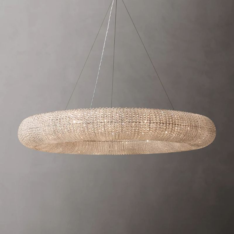 Crystal Smoked Chandelier