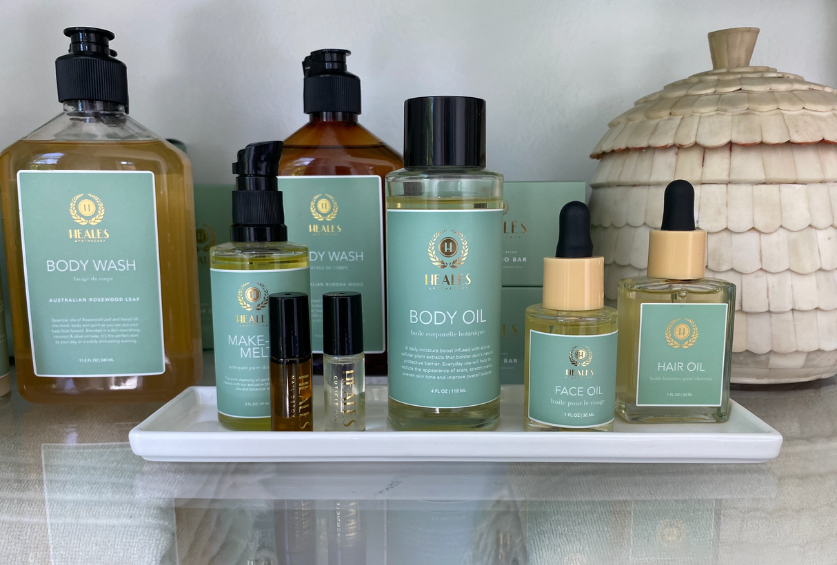 Heales Apothecary Slim Ceramic Vanity Tray