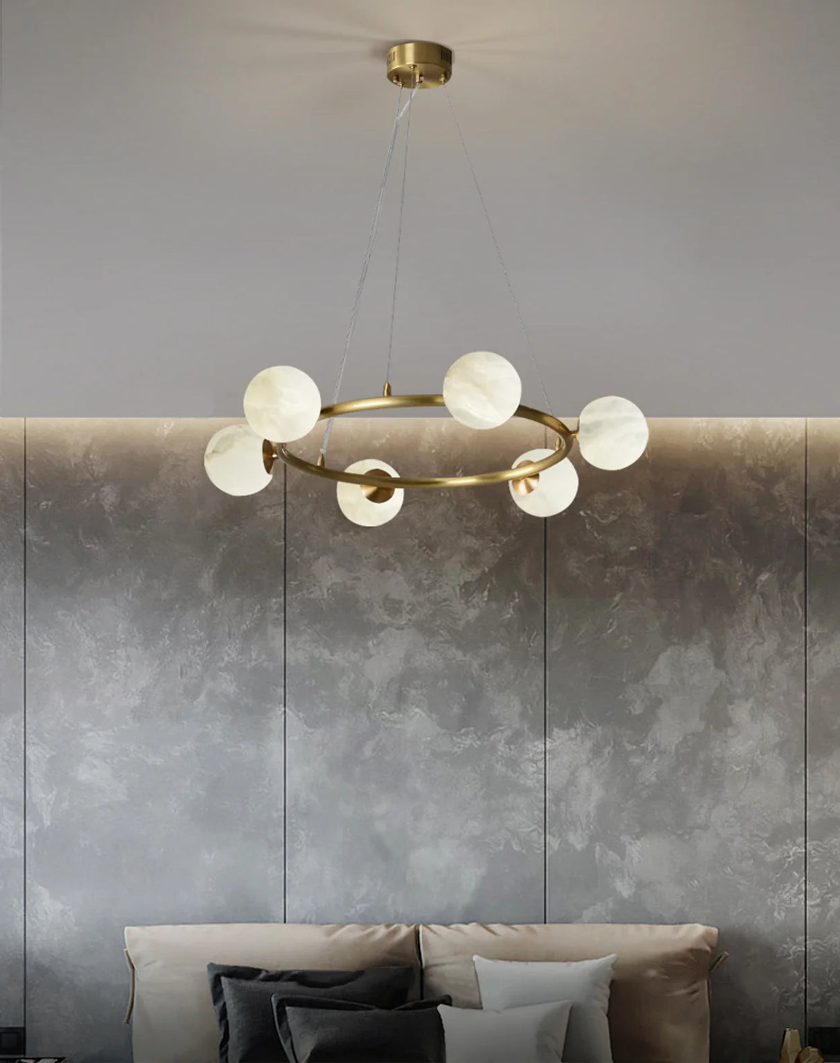 Helix Alabaster Chandelier