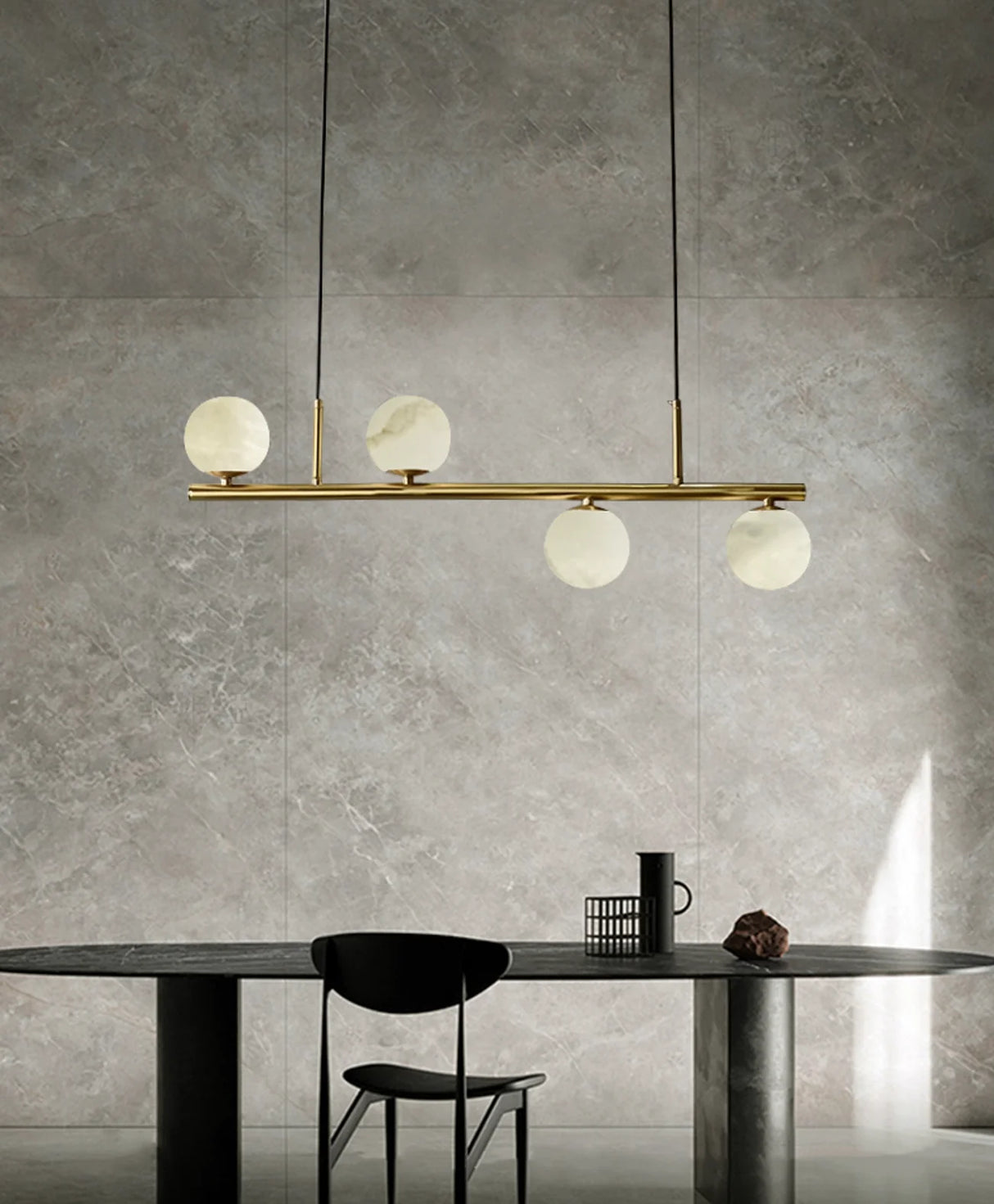 Helix Alabaster Chandelier