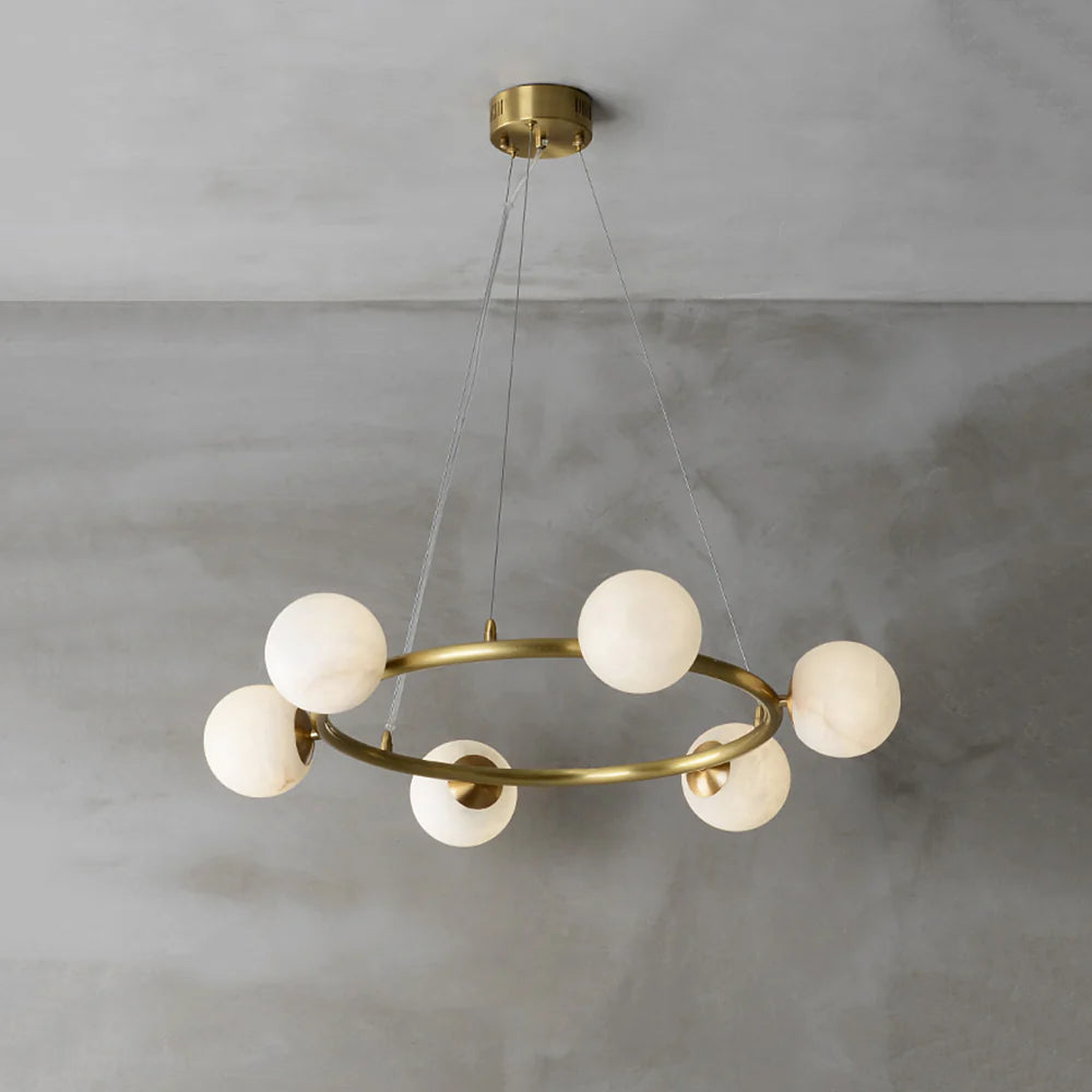Helix Alabaster Chandelier