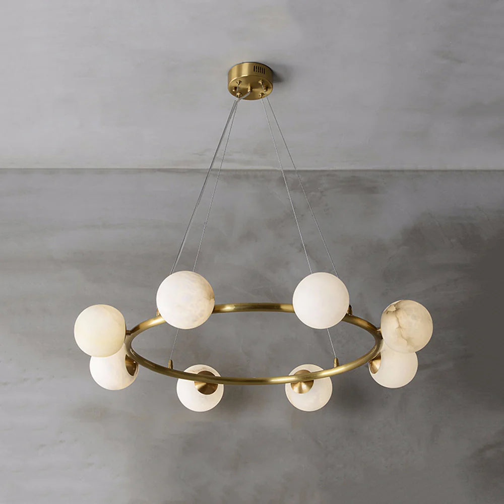 Helix Alabaster Chandelier
