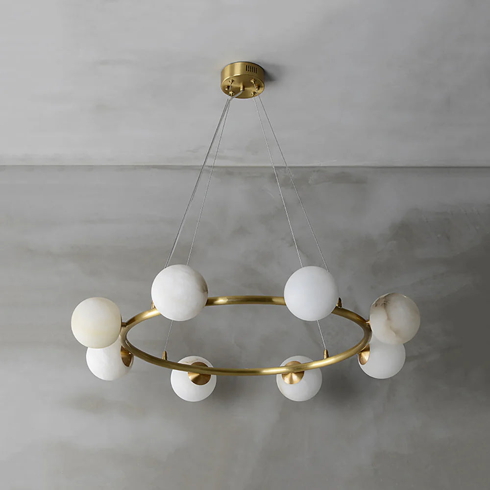 Helix Alabaster Chandelier