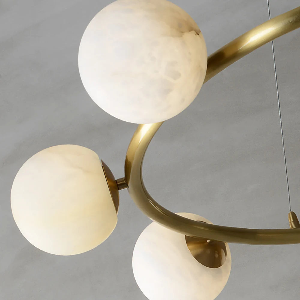 Helix Alabaster Chandelier