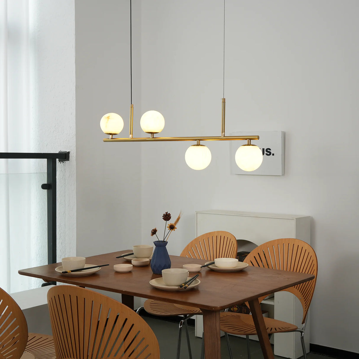 Helix Alabaster Chandelier