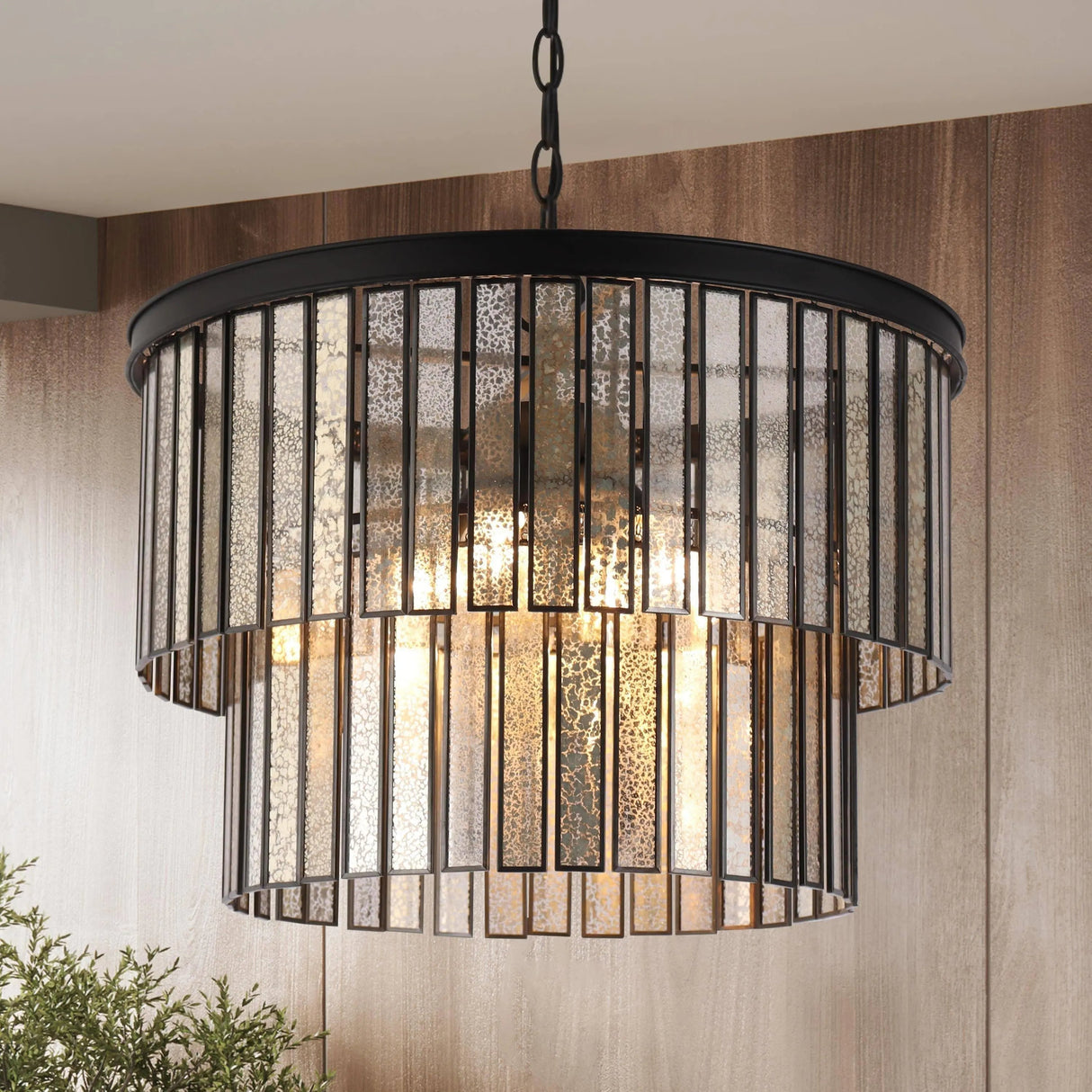 Hemaaolay  Colored Glass Chandelier