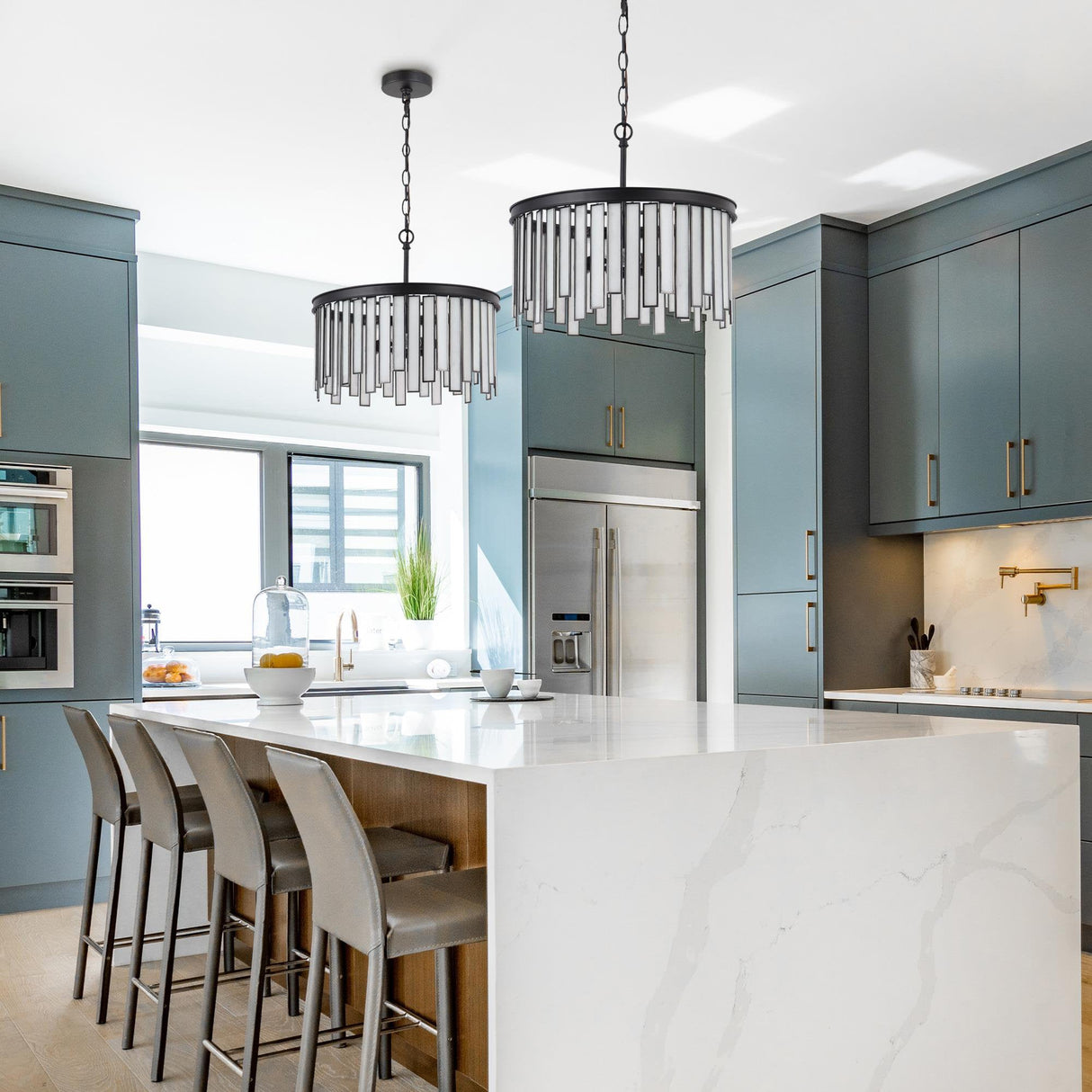 Hemaaolay Drum Chandelier