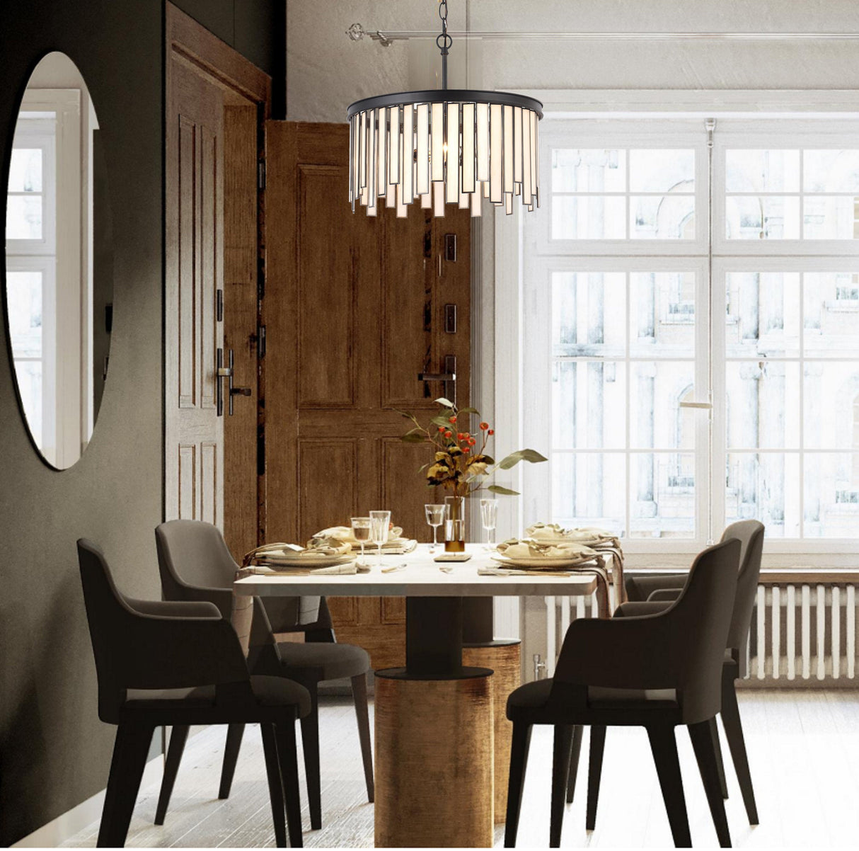 Hemaaolay Drum Chandelier