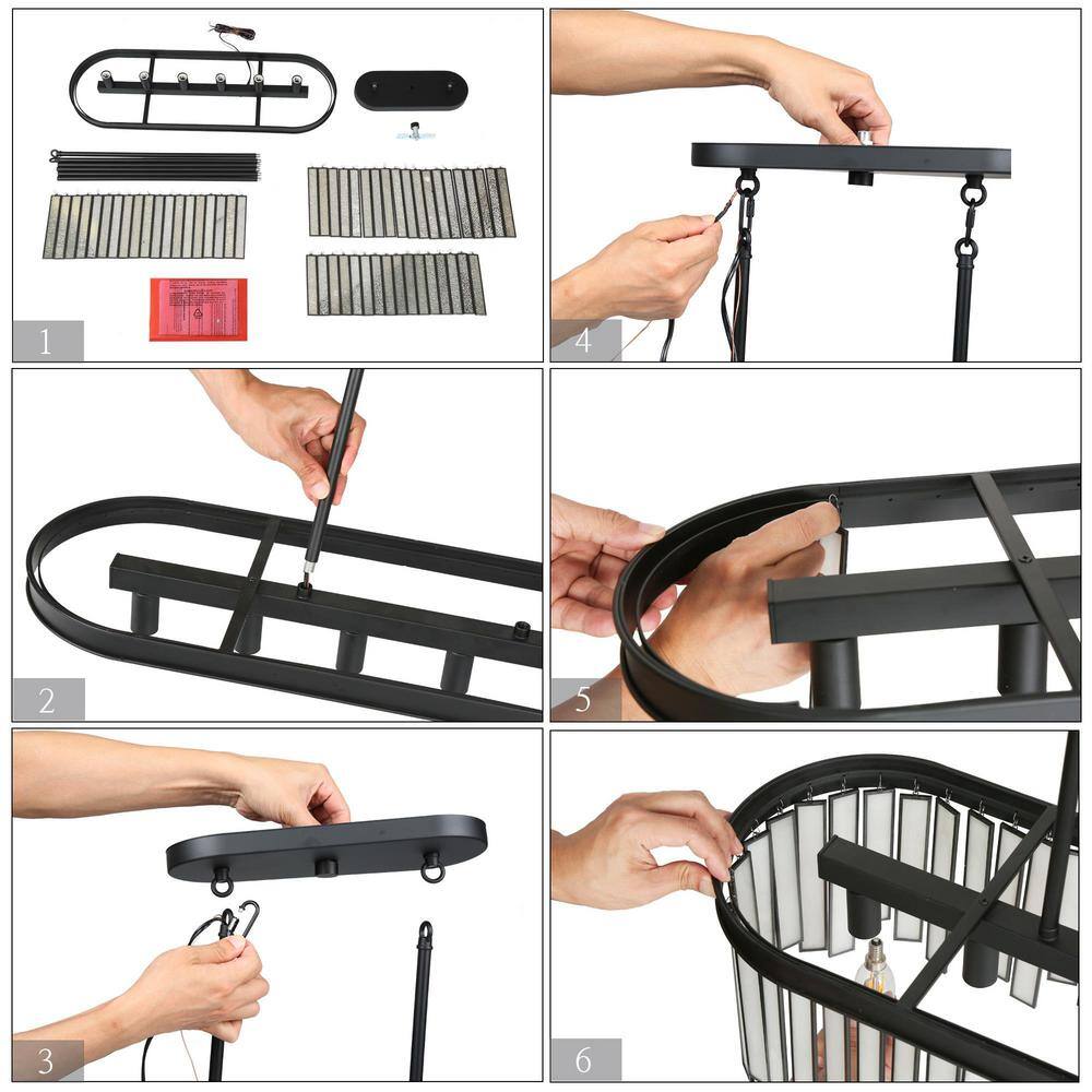 Hemaaolay Rectangular Chandelier