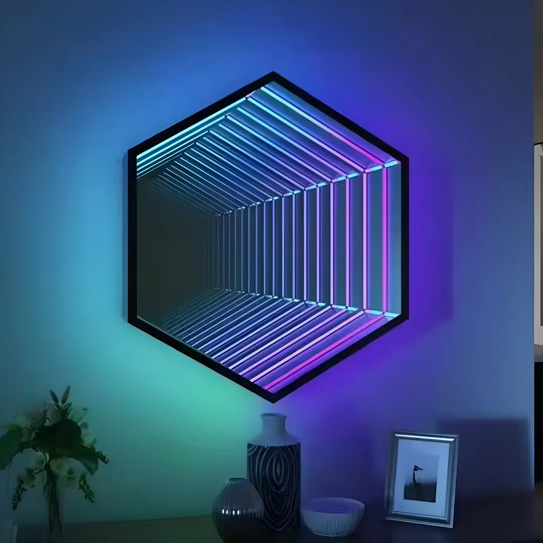 Hexagon Infinity Mirror