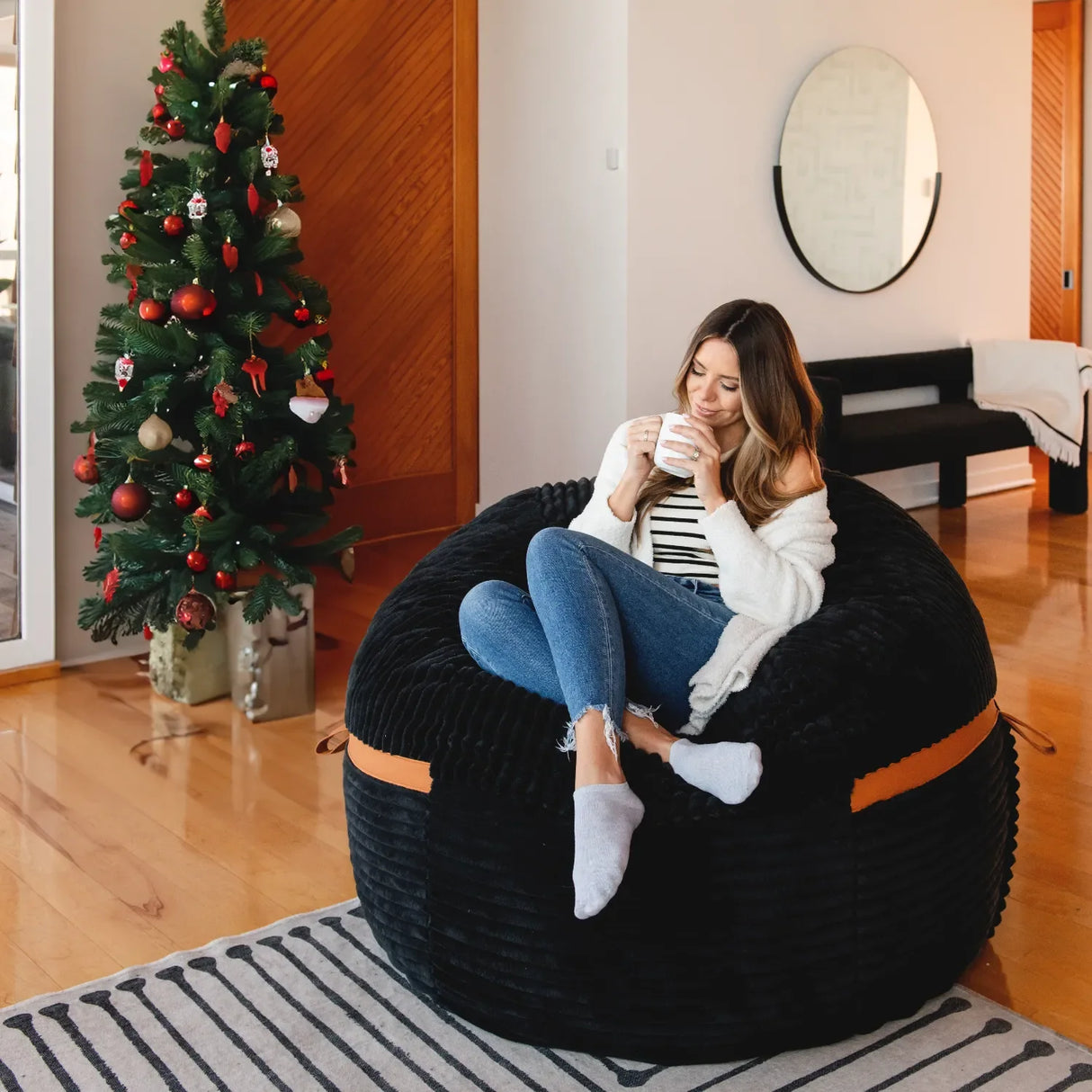 Fuf® 5Ft Foam Bean Bag
