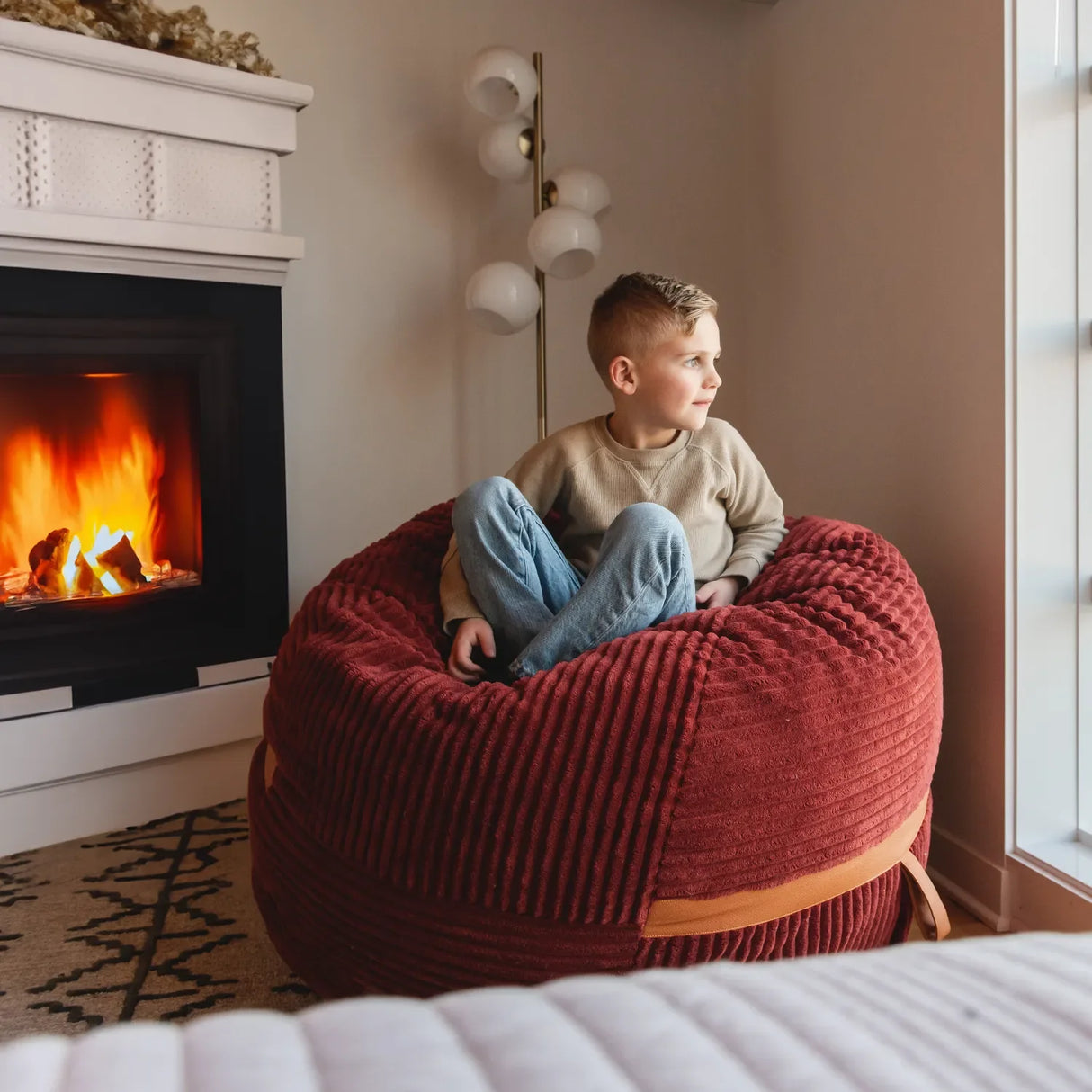 Fuf® 4Ft Foam Bean Bag