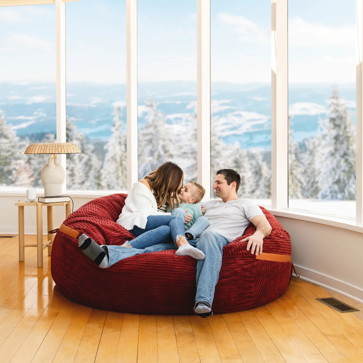 Fuf® 7Ft Oversized Foam Bean Bag