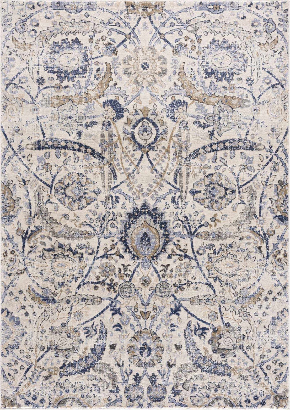Georgiana Blue & Beige Oushak Rug