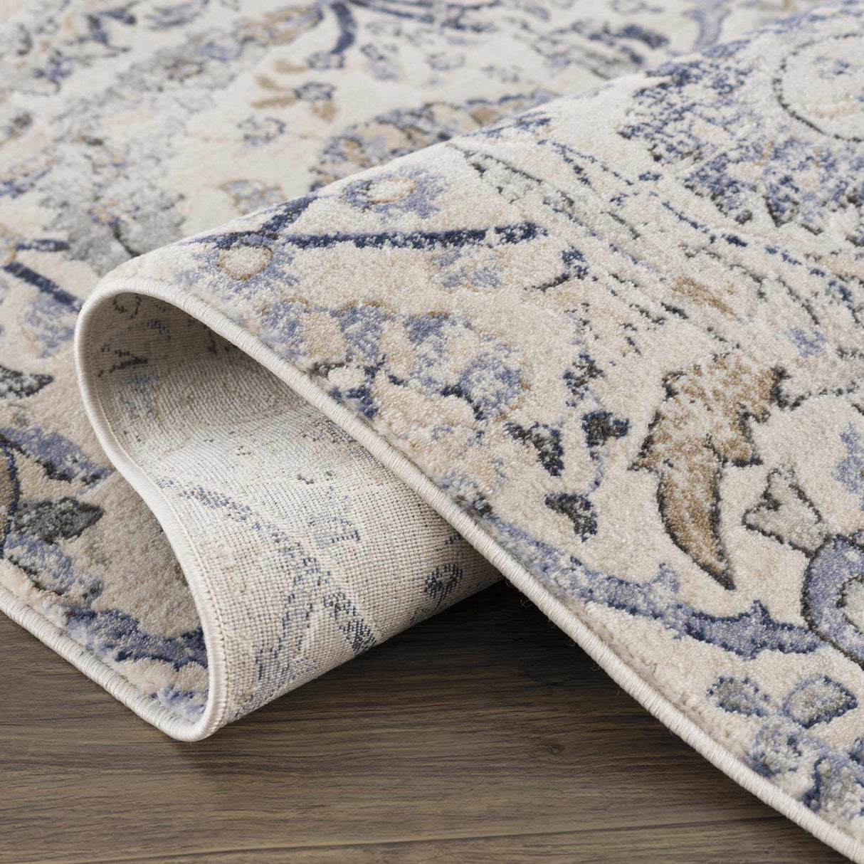 Georgiana Blue & Beige Oushak Rug