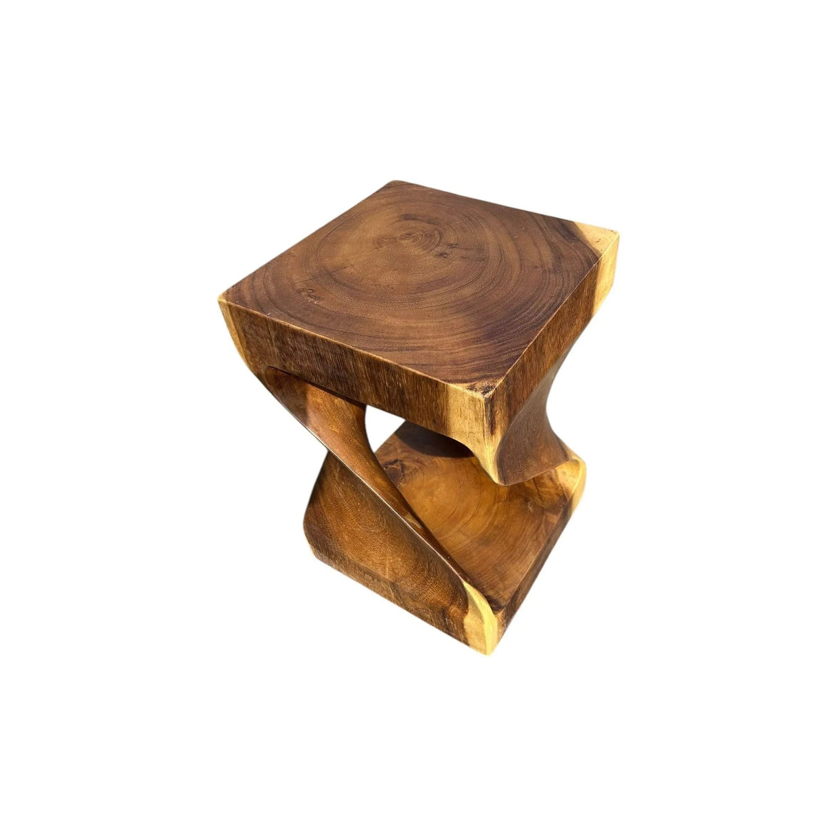 Suar Twist Style Stool