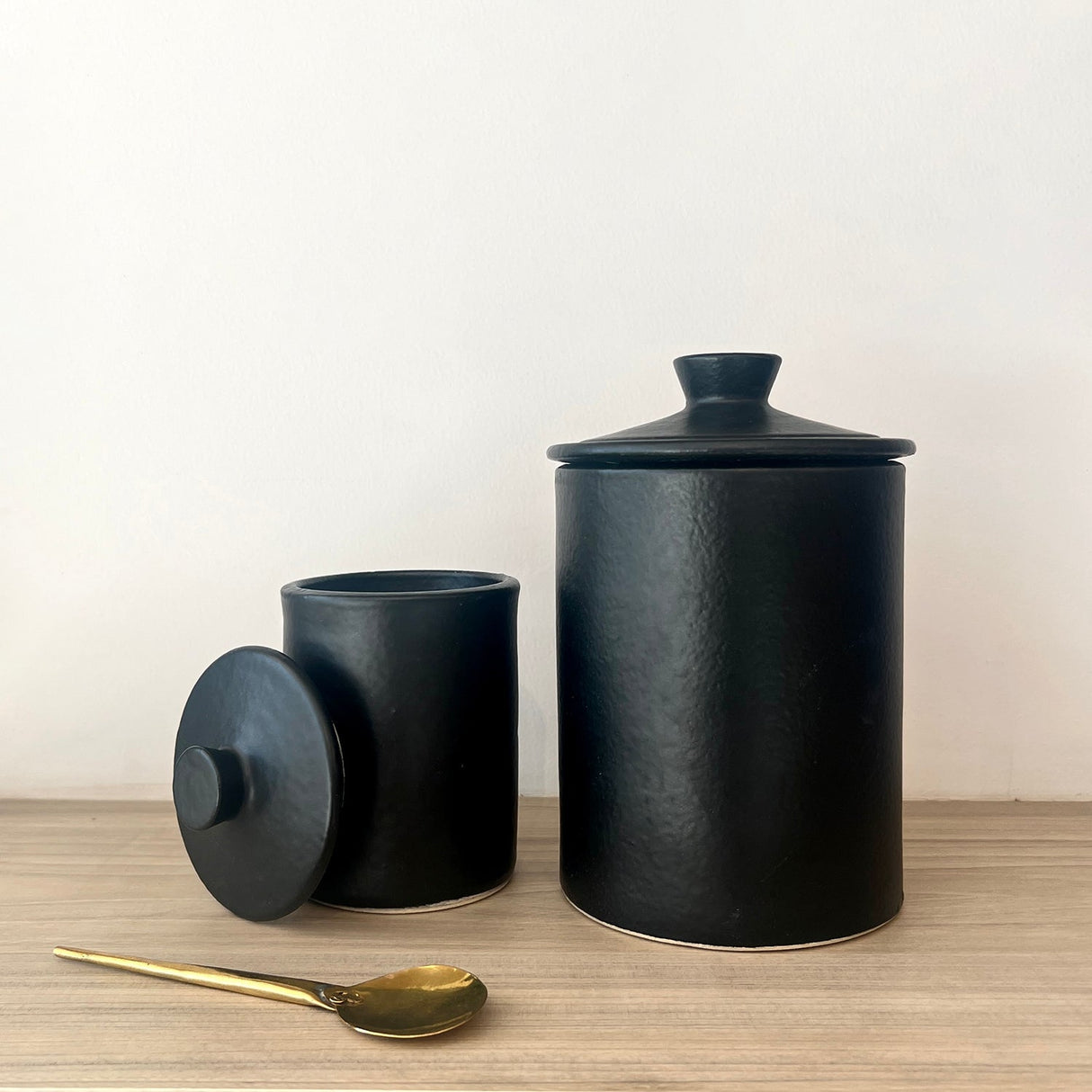 Handcrafted Ceramic Canister